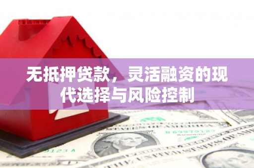 老河口无抵押贷款，灵活融资的现代选择与风险控制