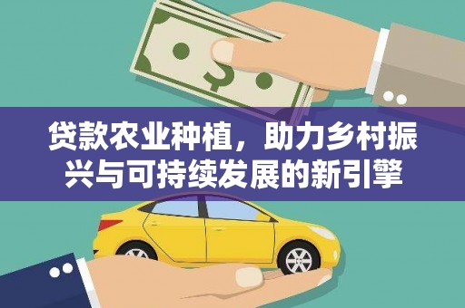 老河口贷款农业种植，助力乡村振兴与可持续发展的新引擎
