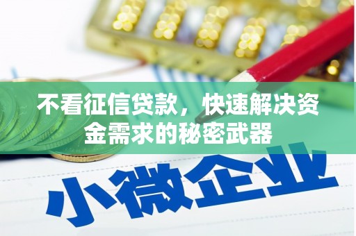 老河口不看征信贷款，快速解决资金需求的秘密武器
