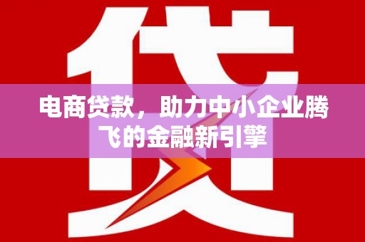 老河口电商贷款，助力中小企业腾飞的金融新引擎