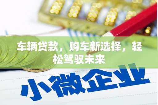 老河口车辆贷款，购车新选择，轻松驾驭未来
