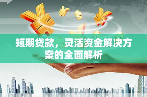 老河口短期贷款，灵活资金解决方案的全面解析